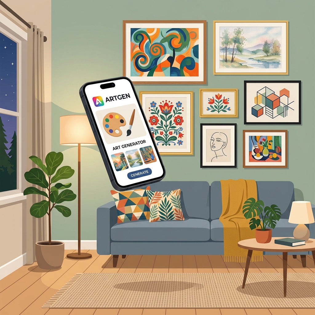 5 Best AI Wall Art Generator Apps for iPhone (2026)