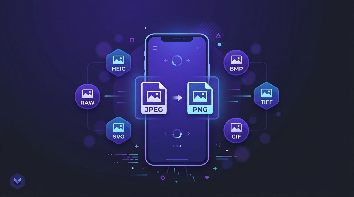 iPhone photo being converted from HEIC to JPEG format