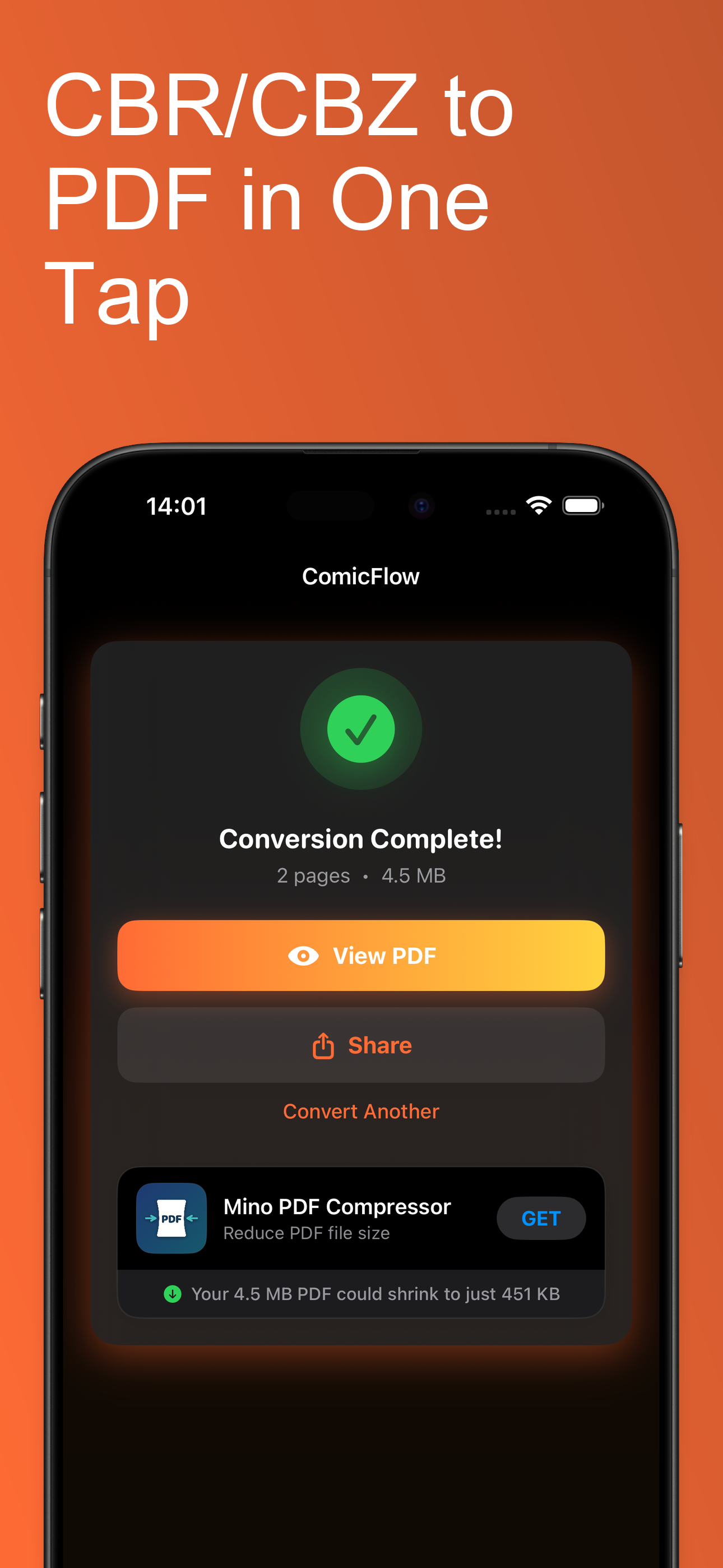 ComicFlow App Screenshot